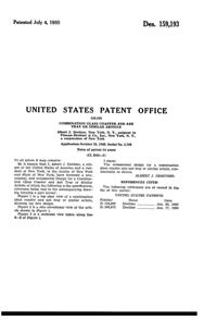 Pitman-Dreitzer Pansy Coaster/Ash Tray Design Patent D159193-2