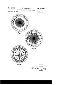 Pitman-Dreitzer Princess Stacked Snack Set Design Patent D167880-2