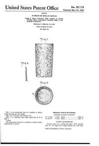 Anchor Hocking Soreno Tumbler Design Patent D207718-1