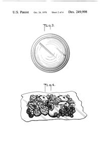 Anchor Hocking Nature's Bounty Apothecary Jar Design Patent D249998-3