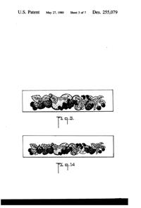 Anchor Hocking Nature's Bounty Casserole & Baking Pan Design Patent D255079-4