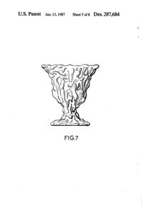 Anchor Hocking Husted Sundae Design Patent D287684-6