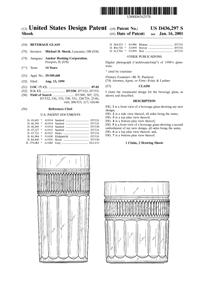 Anchor Hocking Annapolis Tumbler Design Patent D436297-1