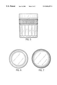 Anchor Hocking Annapolis Tumbler Design Patent D436297-3