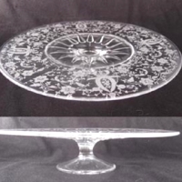 Viking Cake Stand w/ Prelude Etch