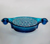 Viking #1050 Candle Bowl with Flower Frog