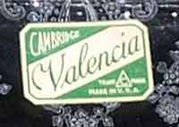 Cambridge Valencia Label