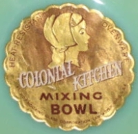Anchor Hocking Colonial Kitchen Label