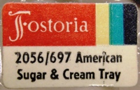 Fostoria American Label
