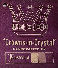 Fostoria Crowns Tag