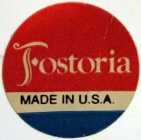 Fostoria Label
