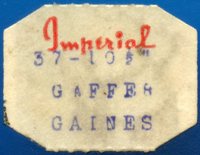Imperial No. 37 Vase Label