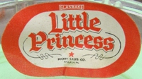 McKee Glasbake Little Princess Label