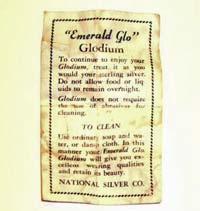 Paden City Emerald-Glo Label