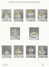 Bartlett-Collins Crystal Ice/Gold Decorations