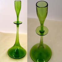 Blenko #6027 Pencil Neck Decanter & Shot Glass Stopper