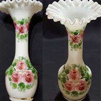 Consolidated #   5 Regent Vase w/ Rainbow Decoration
