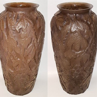 Consolidated #2587 Martelé Blackberry Vase