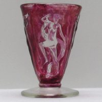 Consolidated #3096 Dancing Nymph Footed Tumbler