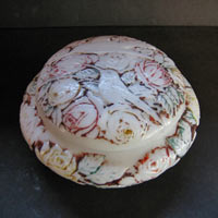 Consolidated #2588 Martele Hummingbird Puff Box