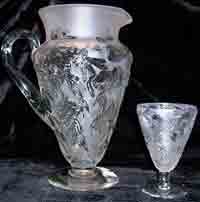 Consolidated # 508 Martele Five Fruits Jug & Goblet