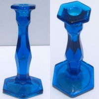 Co-Operative Flint Star Candlesticks