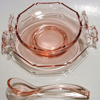 Co-Operative Flint # 566 Mayonnaise, Underplate and Ladle