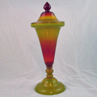 Co-Operative Flint # 489 Rose Jar
