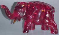 Co-Operative Flint Elephant with Flower Frog