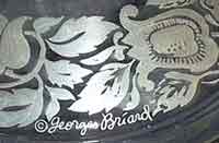 Corning Pyrex with George Briard Silver Decoration