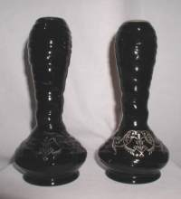 Diamond #5122 Barcelona Bud Vase with Evangeline Silver Overlay