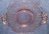 Diamond Square  Handled Plate