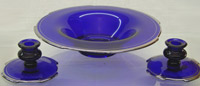 Dunbar Console Bowl and Candlesticks