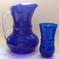 Dunbar Mr. Blue Pitcher & Tumbler