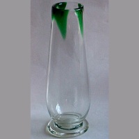 Erickson Reverse Emerald Flame Vase