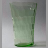 Federal Hexagon Optic Shot Glass