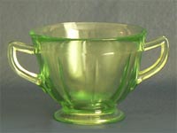 Federal "Colonial Rib" Cream & Sugar