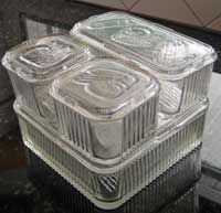Federal Vegetable Refrigerator Dishes