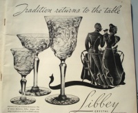 Libbey Rock Crystal Stemware Advertisement