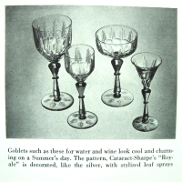 Libbey Cataract-Sharpe Royale Advertisement