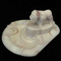 Greensburg Slag Bulldog Ashtray