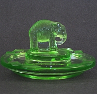 Greensburg #   2 Elephant Ashtray in Two Sizes