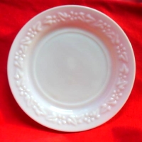 Hazel-Atlas #0- 83 Platonite Embossed Floral Plate