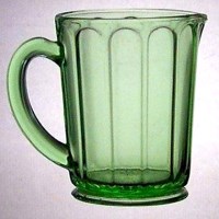 Hazel-Atlas G3027 Flat Rim Milk Pitcher