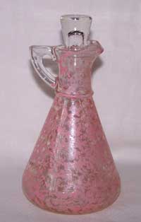 Hazel-Atlas Pink Veiling Cruet