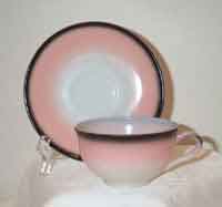 Hazel-Atlas Ovide Black, Pink and White