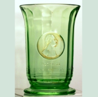 Hazel-Atlas Footed Tumbler: George Washington Bicentennial Souvenir