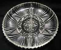Hazel-Atlas # 573 Round Divided Dish