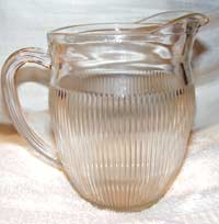Hazel-Atlas #9891 Fine Rib Pitcher