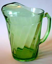 Hazel-Atlas Spiral Pitcher